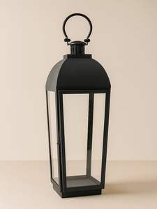 Farol de Metal Rústico Moderno, Lámpara de Pared Decorativa Colgante para Patio y Jardín, Aplique de Pared Vintage Antiguo, Luz Solar, Navidad - Product Image 2