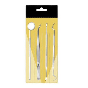 Ensemble d'instruments chirurgicaux dentaires en acier inoxydable nettoyage des dents outils de blanchiment manuel bouche miroir pince à épiler coude sonde pour - Product Image 6