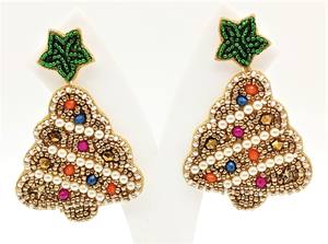 Nouvelles boucles d'oreilles de noël 925 en argent aiguille bonhomme de neige arbre de père noël boucle d'oreille pour femmes bijoux de fête - Product Image 4