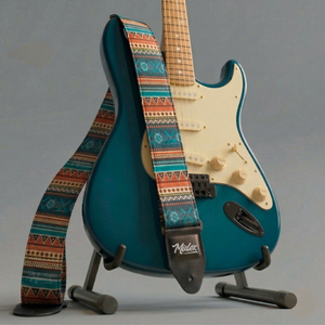 Correa de guitarra Midex GSR-35 con diseño especial tejido y estampado, longitud ajustable de 90-145 cm - Product Image 2