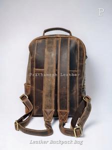 Mochila de cuero de negocios hecha a mano clásica de tendencia 2025, precio al por mayor seguro, descuentos directos de fábrica a granel, moda para - Product Image 6