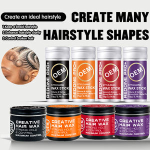 Palo de cera para el cabello Palo de pomada de sujeción extrema Palo de cera antiencrespamiento Control de bordes personalizado con logotipo - Product Image 6