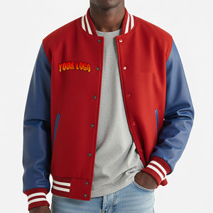 Veste universitaire longue personnalisée la plus vendue pour hommes avec logo personnalisé, de haute qualité, imperméable, à capuche, streetwear d'hiver - Product Image 4
