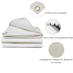 Toldo de jardín de PVC, lona impermeable con patrón recubierto, técnica de tejido liso, tela industrial de Vietnam - Product Image 4