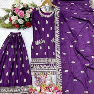 เสื้อปาร์ตี้นักออกแบบ-sarara และ dupatta กับงานปัก - Product Image 1