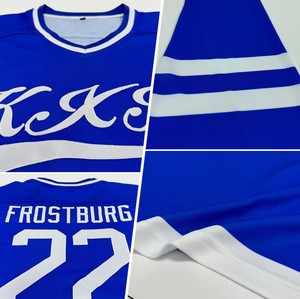 Maillot de hockey sur glace réversible sur mesure, sublimation personnalisée, antibactérien, séchage rapide, polyester, vêtements de sport pour adultes, impression d'équipe - Product Image 6