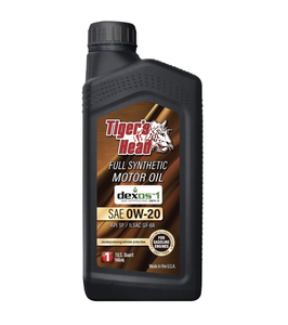 Tiger's Head Dexos1TM GEN 3 Full Synthetic Anti-Wear Automotive <b>Lubricant</b> SAE 0W-20 Motor Oil 6 Pack 1 Quart - Product Image 1