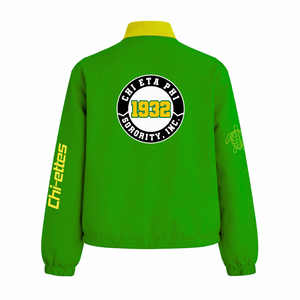 Chaqueta de Carreras de Sarga de Algodón Chi Eta Phi Sorority para Mujer, Chaqueta de Motociclismo de Alto Rendimiento, Chaqueta de Motociclista de Alta Velocidad - Product Image 3