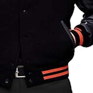 Veste universitaire vintage pour hommes, veste universitaire à lettres, veste universitaire courte pour hommes fabriquée par Dress Sports - Product Image 1