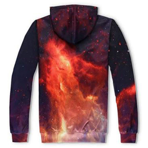<b>Red</b> & Black HoodiesHigh Quality 100% Cotton 380GramsDenimes Polyester3D Puff Wreath Print Men's Hoodies Sweatshirts Tears Hoodie - Product Image 2