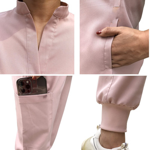 Conjunto de Uniforme Médico para Mujer, Diseño Personalizado con Logotipo OEM, Alta Calidad, Transpirable, Cómodo, Tejido de Spandex, Estilo Jogger - Product Image 6