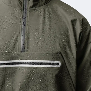 Otoño Casual impermeable rompevientos Sudadera con capucha en blanco de gran tamaño hombres ropa deportiva chaqueta sudaderas con capucha - Product Image 6