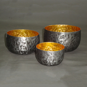 Juego Simple Hecho A Mano De 2 Portavelas Votivo De Diseño Increíble Color Dorado Para Navidad, Suministros De Decoración De Bodas Y Eventos - Product Image 4