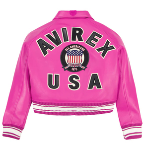 <b>Leather</b> Avirex Canvas Breathable <b>Jacket</b> for Ladies Best Quality Customized Color Regular Women's <b>Jackets</b> in Reasonable Price - Product Image 2