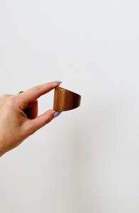 Anneaux de serviette en bois tissé rond naturel porte-anneau de serviette avec rotin pour la décoration de fête - Product Image 3