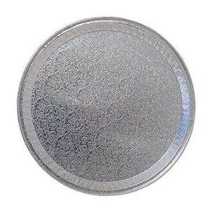 Plateau de service rond en aluminium Assiette à vaisselle martelée pour le service des aliments dans les restaurants Combinant des plateaux de service - Product Image 1