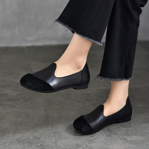 Mocassins en cuir véritable pour femmes, chaussures plates confortables pour le bureau, les occasions décontractées, la marche, les fêtes et le quotidien. - Product Image 2