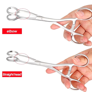 Pinzas de Sujeción de Lengua Collin Premium de 16 cm, Acero Inoxidable, Quirúrgicas, Reutilizables, Instrumentos de Anestesia Oral, Marcas CE ISO - Product Image 3