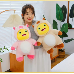 Peluche de Dragón de Leche Kawaii que se Transforma en un Delfín sin Aletas, Juguete de Peluche de Dibujos Animados, Regalo de <span class=keywords><strong>Anime</strong></span> para Niñas, Decoración para Fiestas de Cumpleaños - Product Image 3