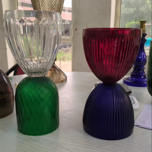 แจกันแก้วคริสตัลทรงโมเดิร์น ตัดด้วยมือ สำหรับตกแต่งบ้าน งานอีเว้นท์ และงานแต่งงาน - Product Image 1