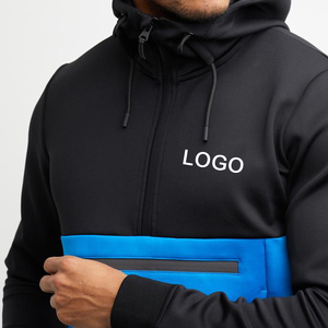 Pull à capuche pour hommes, survêtement avec logo personnalisé, bloc de couleurs, survêtement avec logo, vêtements de sport, survêtement de sport - Product Image 5