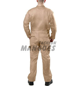 Premium Quality Cotton Blend Long Sleeve Unisex Coverall Customized Color Logo Silk Screen Printed Adult Genuine Leather - Product Image 6