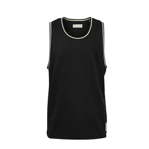Camiseta Deportiva Personalizada de Material Acanalado con Spandex Elástico, Corte Regular, para Gimnasio, Fitness, Color Sólido, Estilo Vintage - Product Image 5