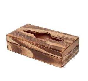 Porte-serviettes en émail au design moderne avec dessus floral en bois naturel Boîte à mouchoirs multi-décorative Vente à chaud Boîtes décoratives de table - Product Image 6