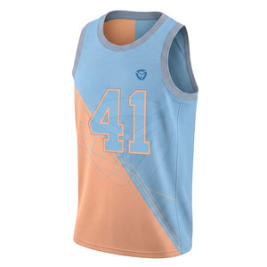 Maillot de basket tendance premium, tissu respirant à séchage rapide, coupe confortable, style sans manches, pour le sport et les tenues urbaines - Product Image 2