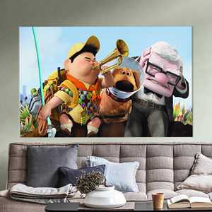 Affiche élégante Carl et Russell imprimée sur toile pour la décoration de la maison, 1P: Gallery Wrapped - Product Image 1