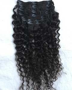 Venta al por mayor de extensiones de cabello indio rizado profundo natural estilo de onda suelta directamente de la India - Product Image 4