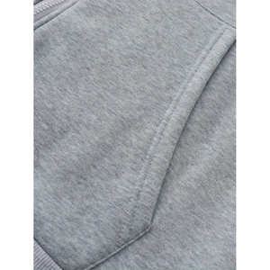 Nueva Sudadera con capucha de color negro Oem Service Trending Zipper Casual Life Outdoor Trendy Precio barato sudaderas con capucha para hombres - Product Image 5