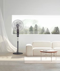 Ventiladores eléctricos AC/DC/BLDC, Control Digital, altura ajustable, 63W, potencia, instalación de suelo, batería de refrigeración, Vietnam - Product Image 5