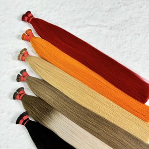 ผมต่อแบบผมเรมี่ผมต่อแบบเป็นกลุ่มสีธรรมชาติ - Product Image 1