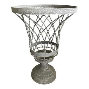 Haute qualité jardin décoration urne planteur Antique trophée forme Style classique jardin décoratif métal fil rouillé urne planteur - Product Image 2