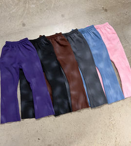 Conjunto Deportivo Unisex con Efecto Desgastado, Diseño de Moda, Pantalones Deportivos Unisex, Estilo Vintage Personalizado, Tallas Grandes, para Entrenamiento, Invierno, Estampado - Product Image 3