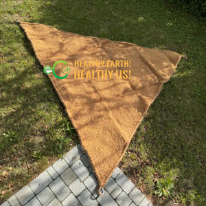 Voile d'ombrage en fibre de coco résistante aux intempéries - Solution de refroidissement durable pour les patios et les stations balnéaires - Product Image 5