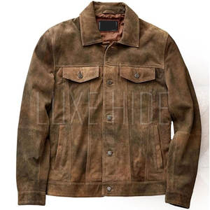 แจ็กเก็ตหนังนิ่มสำหรับผู้ชายเสื้อแจ็คเก็ตหนังนิ่มสำหรับผู้ชายเสื้อแจ็คเก็ตหนังนิ่ม - Product Image 1