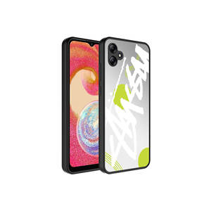 Coque de protection pour appareil photo en silicone brillant à motifs de luxe pour Samsung Galaxy A04E A55 A72 5G A52, étui miroir givré plaqué - Product Image 1