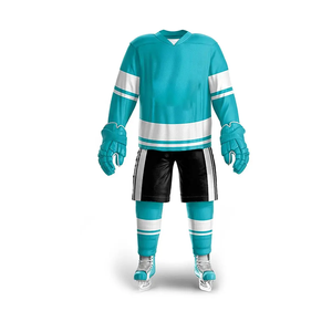 Uniforme de Hockey sobre Hielo de Equipo, Ajuste Delgado, Material Duradero, Hecho en Pakistán, Sublimación Personalizada, el Mejor Diseño - Product Image 2