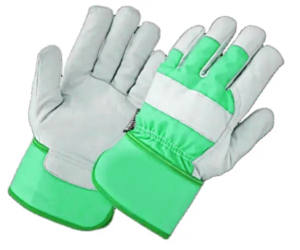 Gants de sécurité réfléchissants de haute qualité pour monteurs canadiens, en cuir de buffle pleine fleur, pour travaux d'hiver à usage industriel - Product Image 3