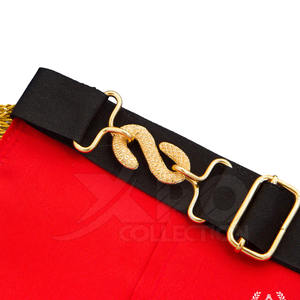 Precio al por mayor bordado a mano Masonic Regalia Delantal Masónico de alta calidad Fabricante de Pakistán - Product Image 6