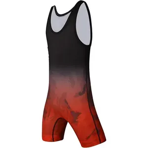 Wholesale Supplier Design your own custom wrestling singlet wrestling clothing wrestling uniforms wrestling singlet youth