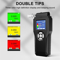 Alcoholímetro Digital Portátil SZEEK, Sensor Semiconductor de Alta Precisión, Pantalla TFT, Batería de 500 mAh, Modelo EK924, Uso en Automóviles