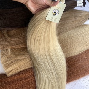 Extensions de cheveux européens Remy brutes non transformées, blonde russe #60 #613 ondulées en vrac brutes non transformées, au prix de gros - Product Image 5