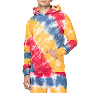 Diseño personalizado Tie Dye Unisex gimnasio chándal transpirable Oversize ropa de invierno conjunto Tie Dye chándal para hombres pantalones de chándal Jogging Wear - Product Image 2