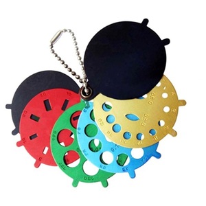 Multicolor Diamond Gauge 1/100 to 2 Carats for grading diamond color in professional jewelry making - Product Image 3