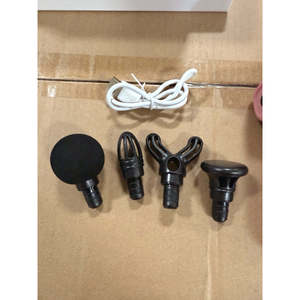 Motore Brushless silenzioso potente pistola da massaggio con 3 velocità e 4 teste di vibrazione e massaggio a percussione per la resistenza del corpo - Product Image 2