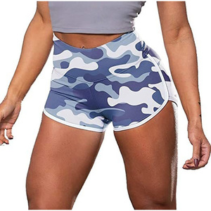 Shorts de sport actifs pour femmes Scrunch Butt V Cut Leggings pour Yoga Running Cycling Bike Workouts Plus Size Sports Shorts - Product Image 2