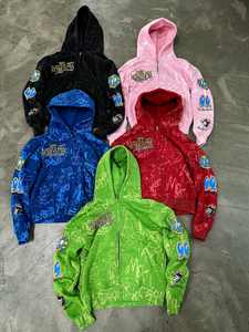 เสื้อมีฮู้ดแบบสวมหัวสำหรับผู้ชายเสื้อฟลีซแบบคลาสสิก100% ปรับแต่งได้ (ผ้าฝ้าย-โพลีเอสเตอร์ผสม) 280กับ300 GSM - Product Image 3